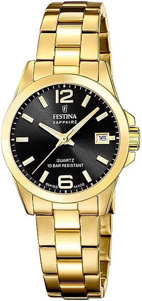 Festina Quarzuhr F20050/4, Armbanduhr, Damenuhr, Swiss Made, Edelstahlarmba günstig online kaufen