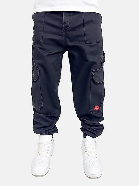 DADA Supreme Regular-fit-Jeans Baggy Jeans Schwarz mit Utility Look und Cut günstig online kaufen