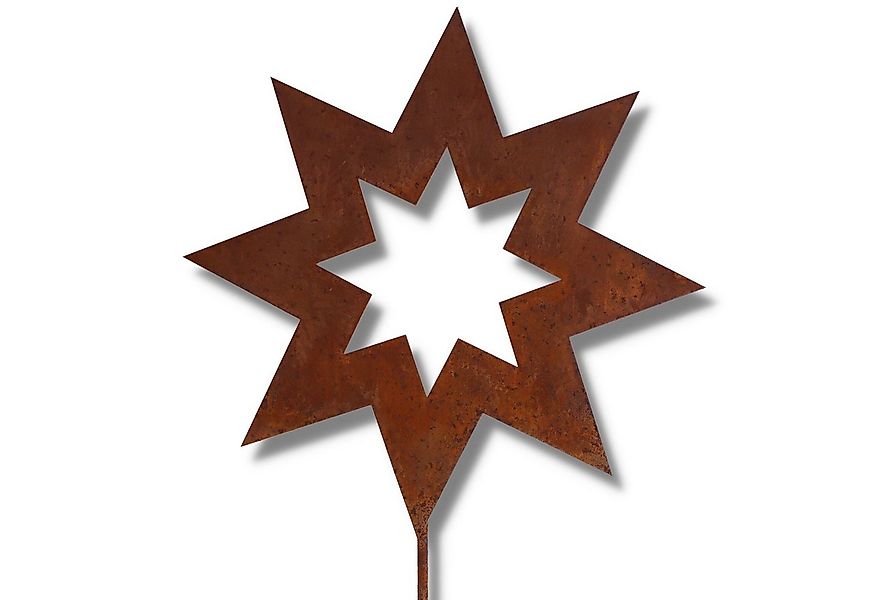 Rostikal Dekostern Weihnachtsdeko Stern Hängedeko oder Gartenstecker, Echte günstig online kaufen