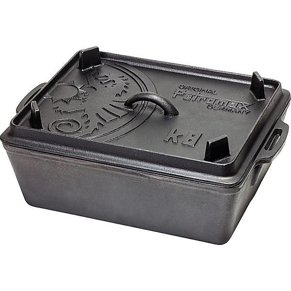Petromax Feuerstelle Petromax Kastenform mit Deckel k8 5,5 Liter Gusseisen günstig online kaufen