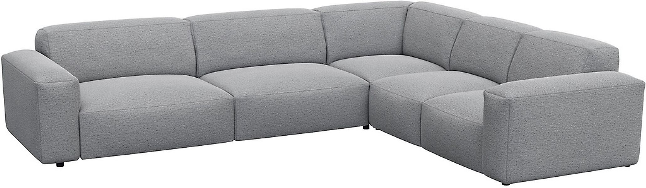 FLEXLUX Ecksofa »Lucera, super bequem durch hochwertigen Sitzaufbau mit Kal günstig online kaufen