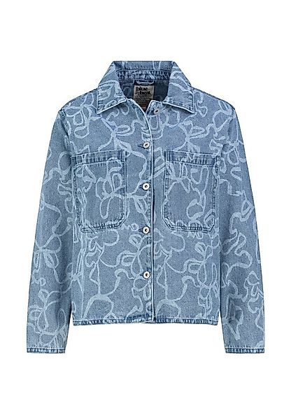 SUBLEVEL Jeansjacke Damen Jeansjacke mit Alloverprint günstig online kaufen