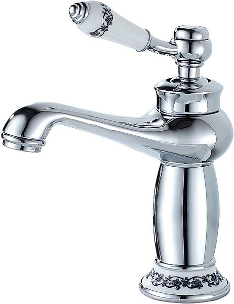 LuxusKollektion Waschtischarmatur Retro Wasserhahn Messing Einhebelmischer günstig online kaufen