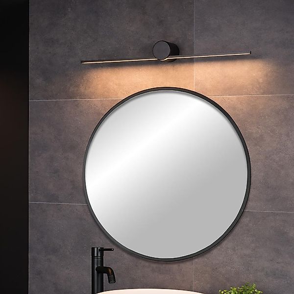 LED Wandleuchte Mizar in Schwarz 6W 240lm IP44 günstig online kaufen