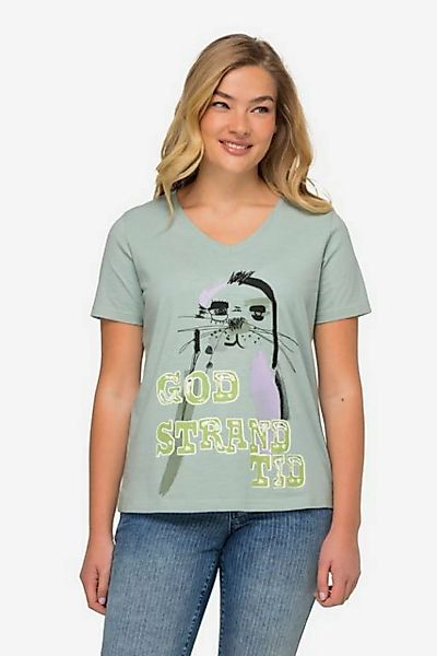 Laurasøn Rundhalsshirt T-Shirt. Robbe V-Ausschnitt Halbarm günstig online kaufen