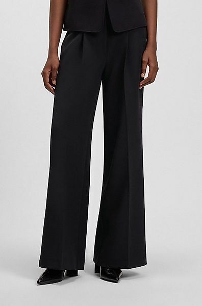 BOSS ORANGE Anzughose Tiwi Premium Damenmode Wide Leg mit Bügelfalte günstig online kaufen