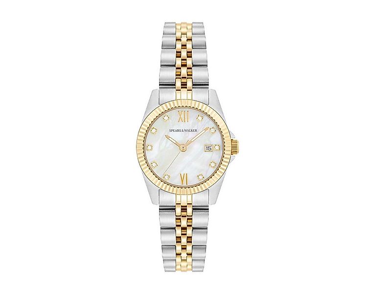 Spears & Walker Quarzuhr silber/gelbgold günstig online kaufen