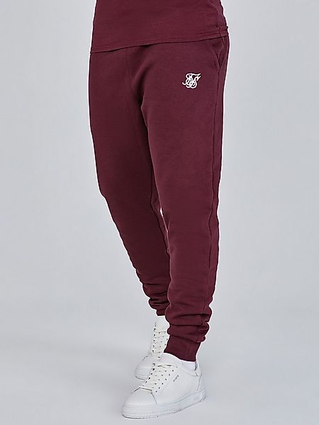 Siksilk Jogger Pants SikSilk Herren Bordeaux Essentials Jogginghose günstig online kaufen