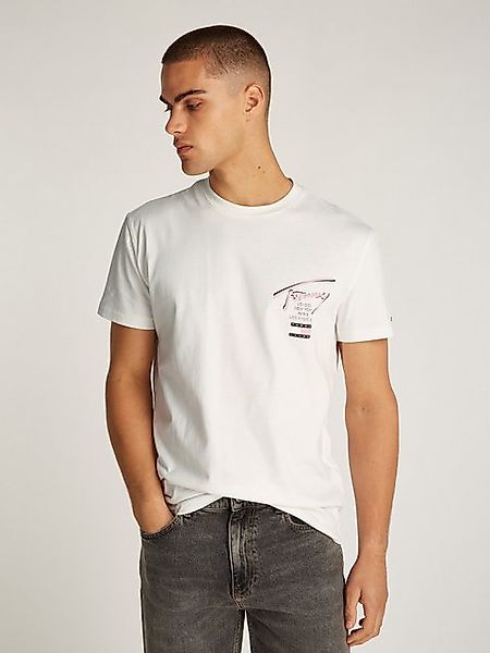 Tommy Jeans T-Shirt TJM REG TOMMY SIGN CITY TEE EXT mit großem Logo am Rück günstig online kaufen