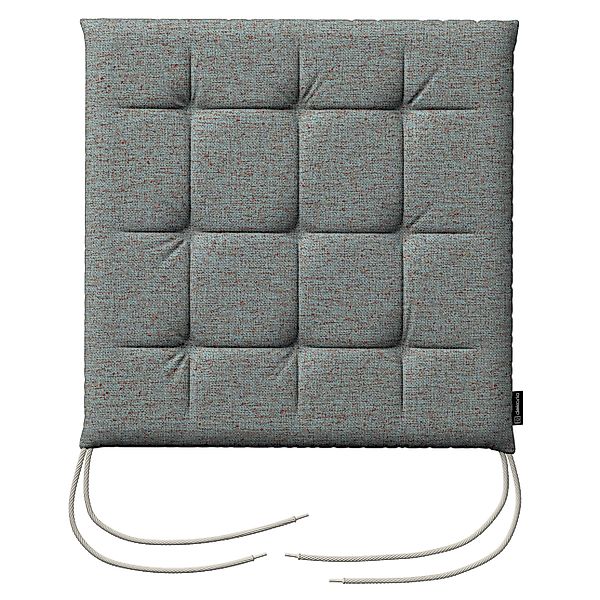 Stuhlkissen Jonas mit Bindeschnur, blau, 40 x 40 x 3,5 cm, Madrid (162-32) günstig online kaufen