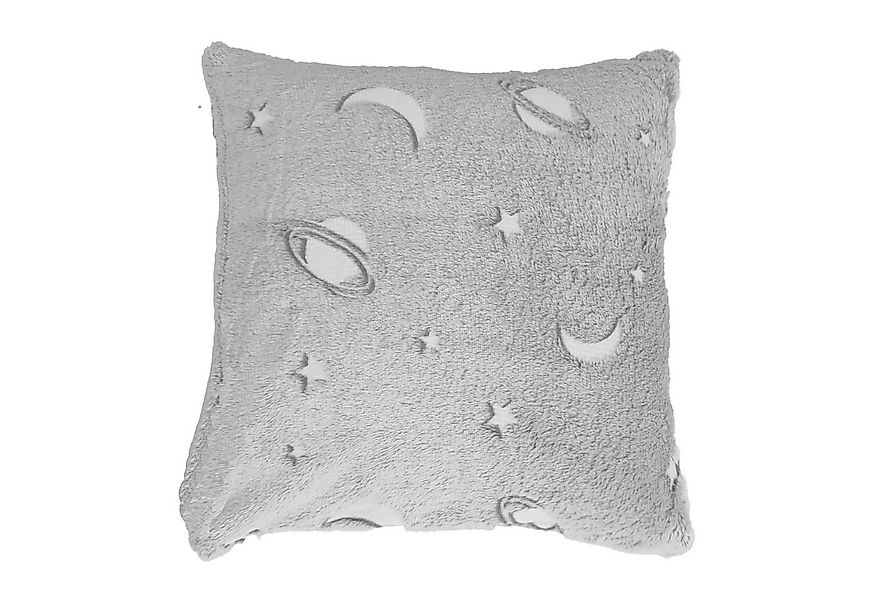 Haus und Deko Kissenbezüge Kissenbezug 40x40 cm Planeten Einhorn Dino leuch günstig online kaufen