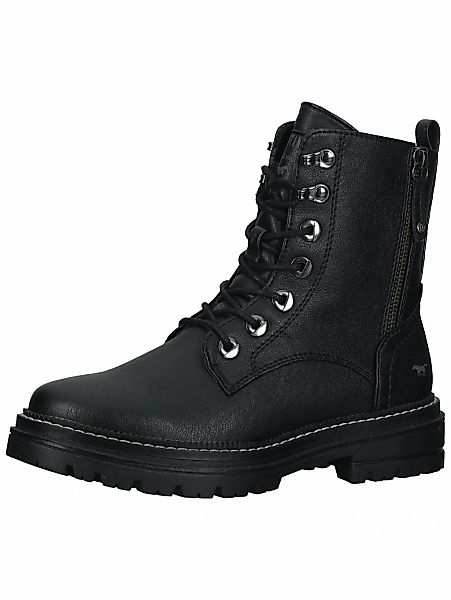 Mustang Shoes Schnürstiefelette "Mustang Shoes Stiefelette Lederimitat" günstig online kaufen