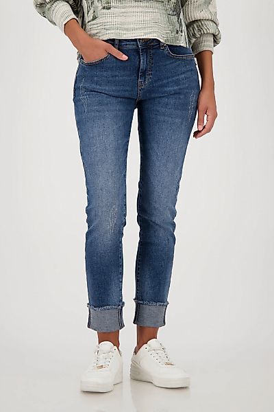 Monari Slim-fit-Jeans "Hose Jeans Nietenschmuck" günstig online kaufen