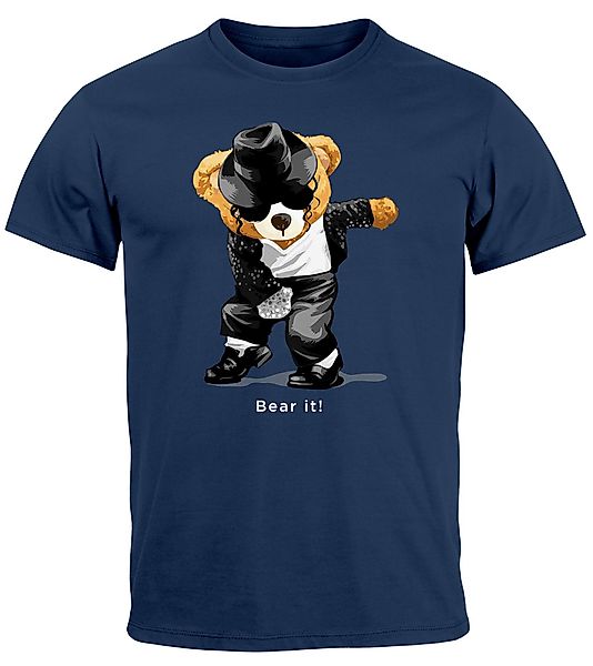 Neverless Print-Shirt Herren T-Shirt Jackson Bear günstig online kaufen