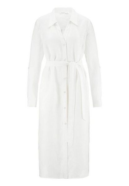 Hessnatur A-Linien-Kleid Midi Relaxed aus reinem Leinen (1-tlg) günstig online kaufen