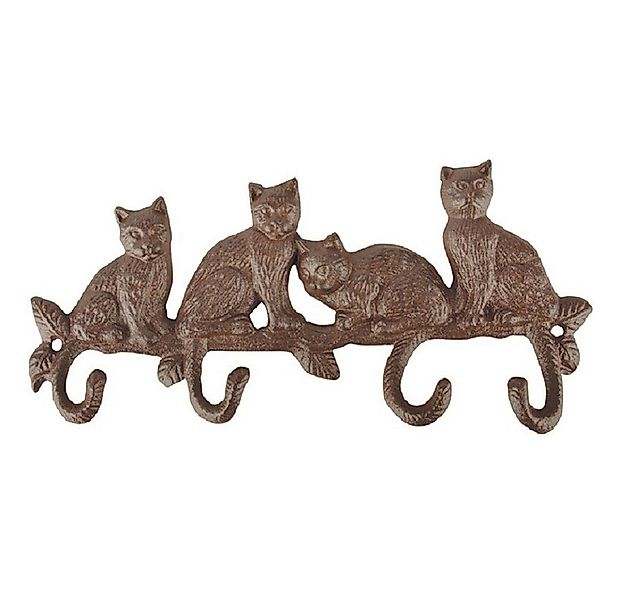 Linoows Hakenleiste Wandhaken Katzen, Garderobenhaken, Kleiderhaken, günstig online kaufen