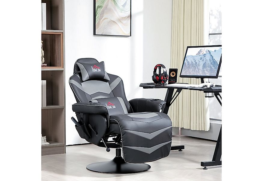 HOMCOM Massagesessel mit Massagefunktion, mit hohe Rückenlehn und Kissen (F günstig online kaufen