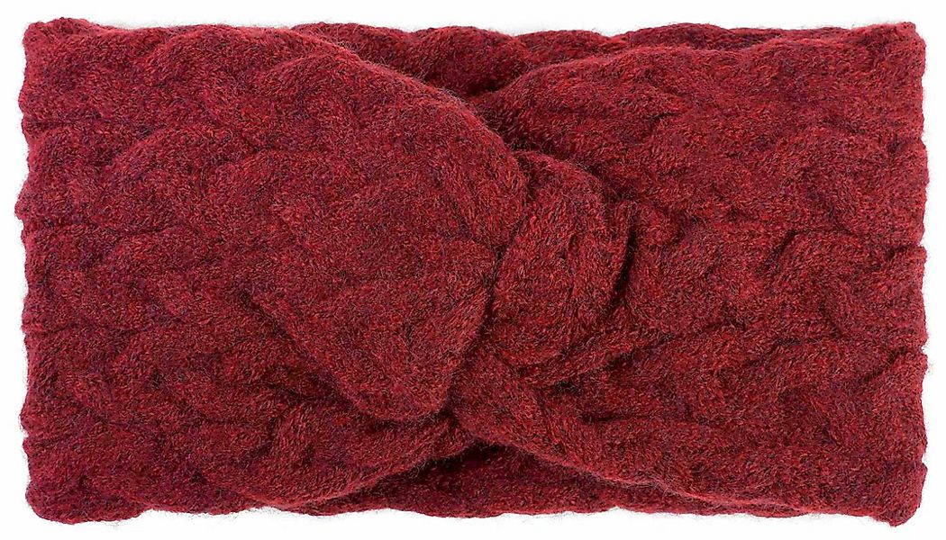 styleBREAKER Stirnband "Strick Stirnband mit Zopfmuster und Twist Knoten" 1 günstig online kaufen