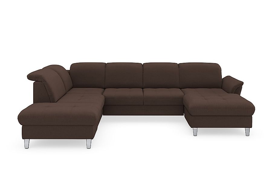 sit&more Wohnlandschaft »Maggiore U-Form« wahlweise mit Kopfteilverstellung günstig online kaufen