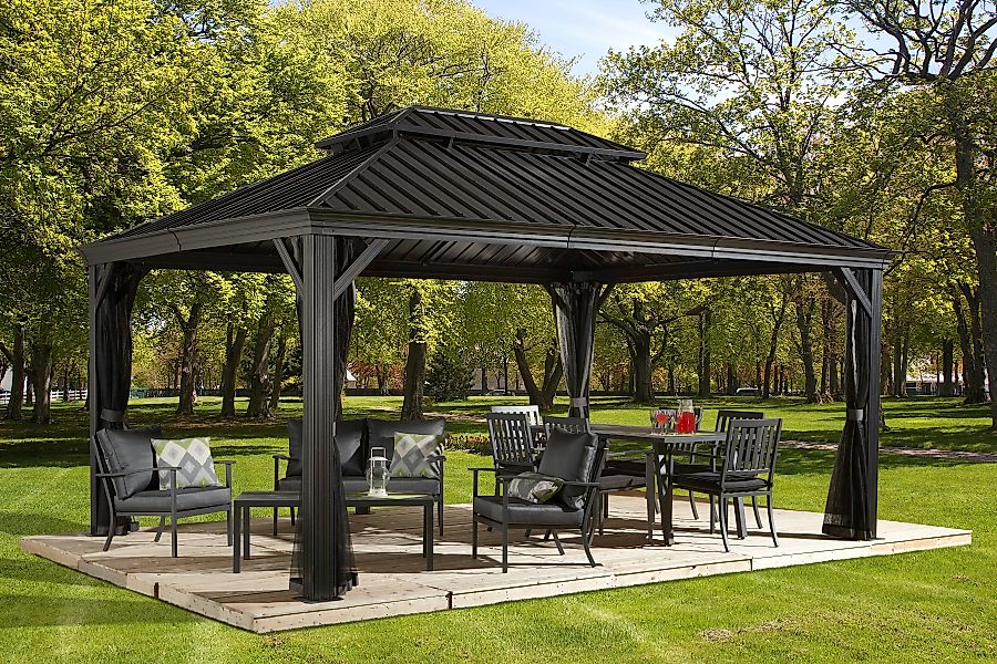 Sojag Pavillon Gazebo Messina, (Set), BxT: günstig online kaufen