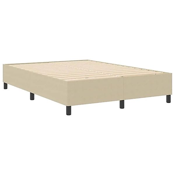 vidaXL Boxspringbett Grau-Grün 140 x 200 cm Cordstoff 3337416 günstig online kaufen