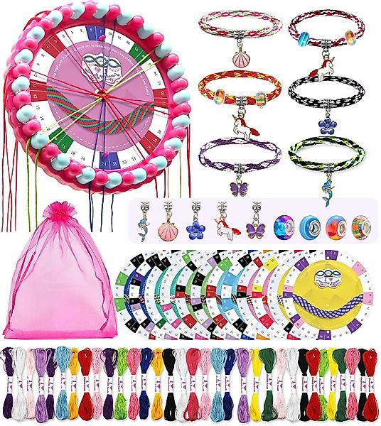 POPOLIC Kreativset Freundschaftsbänder Bastelset für Mädchen, günstig online kaufen