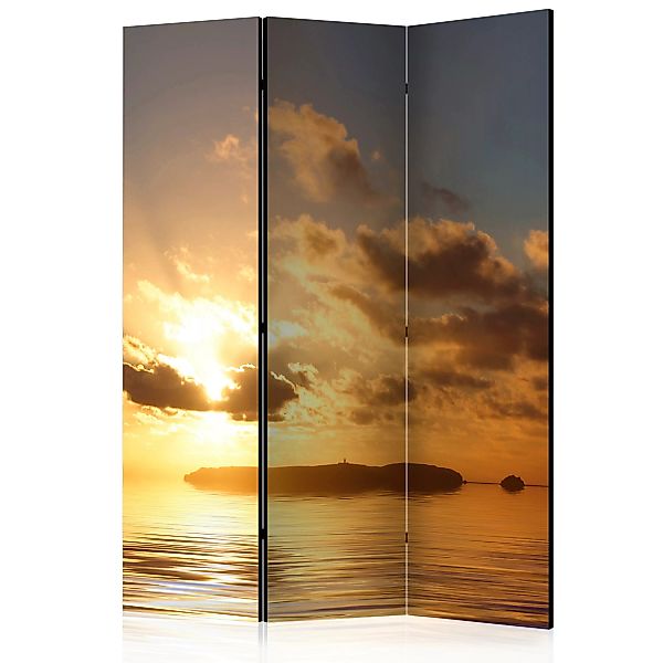 3-teiliges Paravent - Sea - Sunset [room Dividers] günstig online kaufen