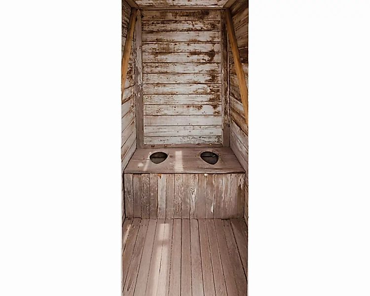 Trtapete "Outhouse" 0,91x2,11 m / selbstklebende Folie günstig online kaufen