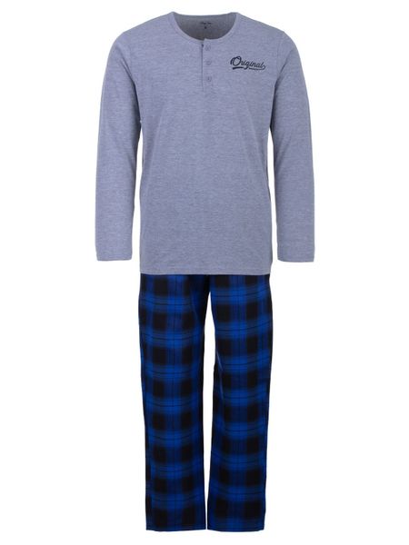 Henry Terre Schlafanzug Pyjama Set Langarm günstig online kaufen
