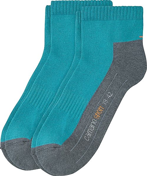 Camano Socken Unisex-Sport-Kurzsocken 2 Paar Uni günstig online kaufen