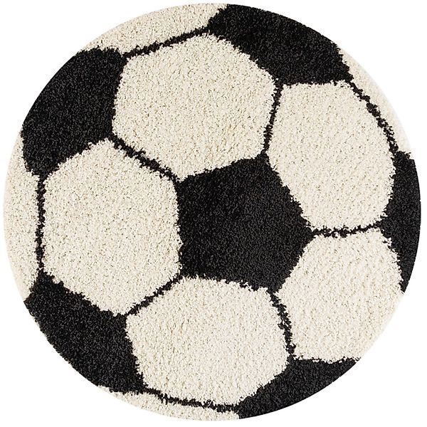 Teppium Teppich Fußball-Design, Rund, Höhe: 30 günstig online kaufen