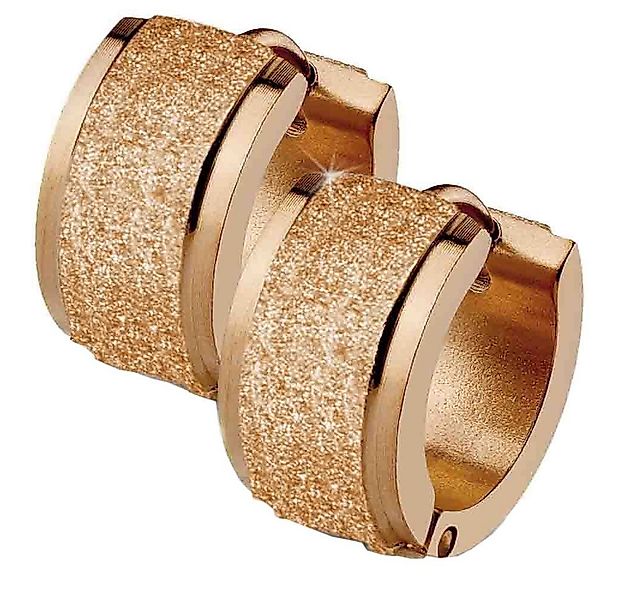 viva-adorno Paar Creolen 1 Paar Damen Klappcreolen Hoop Ohrringe Glitzer Ed günstig online kaufen