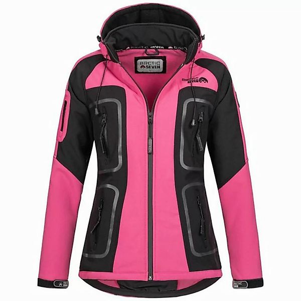 Arctic Seven Softshelljacke AS-181 funktionale Outdoorjacke mit abnehmbarer günstig online kaufen