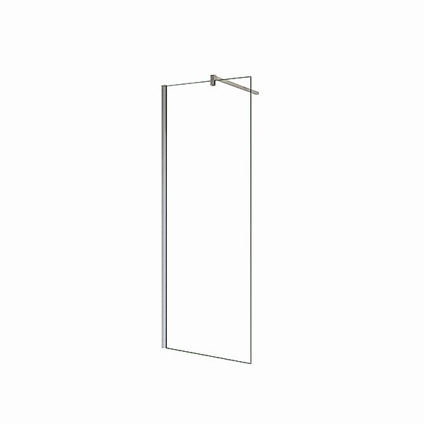 Duschparadies Walk in Dusche 100 x 200cm Duschwand mit 140cm Nano Glas10mm günstig online kaufen