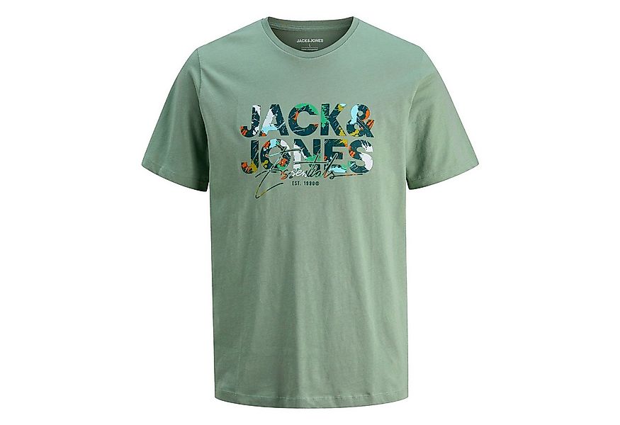 Jack & Jones T-Shirt JJGEPLAS Tee SS Crew Neck mit Markenschriftzug auf der günstig online kaufen
