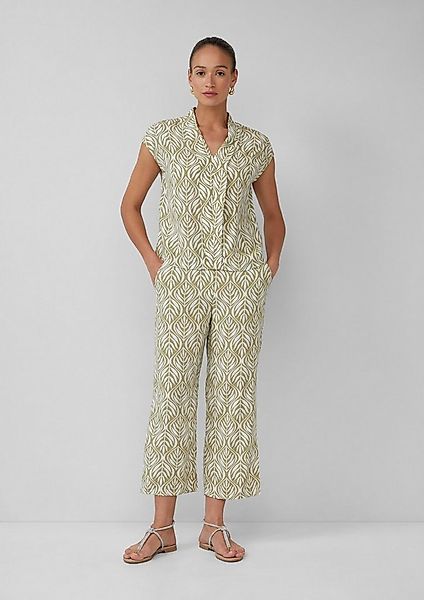 s.Oliver Culotte Hose Culotte aus Viskose mit All-over-Print günstig online kaufen