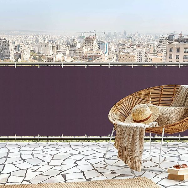 Balkon Sichtschutz Dunkles Violett günstig online kaufen