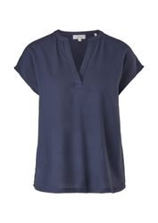s.Oliver Kurzarmshirt T-Shirt Viskose Shirt im günstig online kaufen