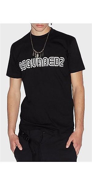 Dsquared2 Print-Shirt Dsquared2 D2 Outline Cool T-Shirt Schwarz Herren L günstig online kaufen