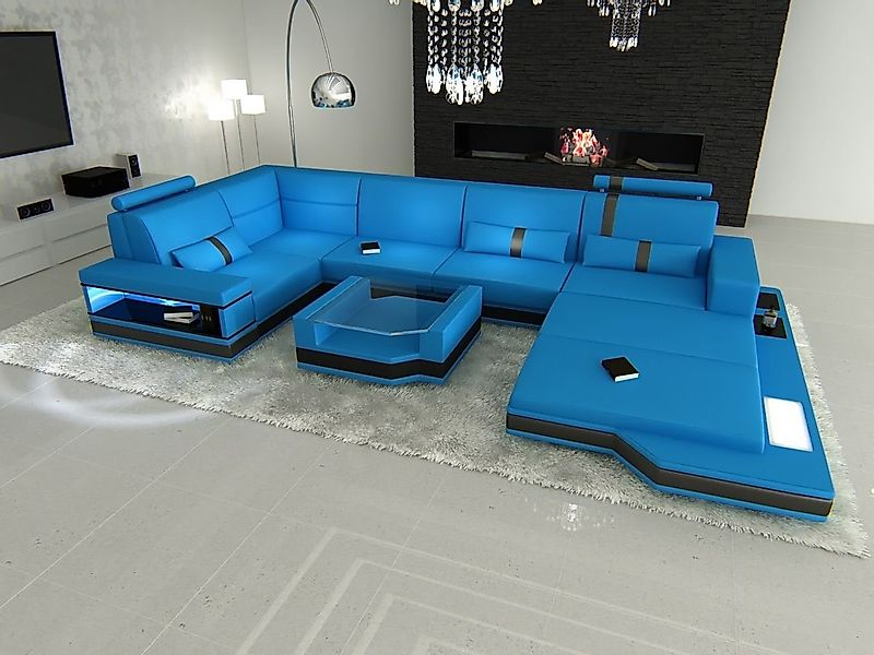 Sofa Dreams Wohnlandschaft Ledersofa Ledercouch Messana günstig online kaufen