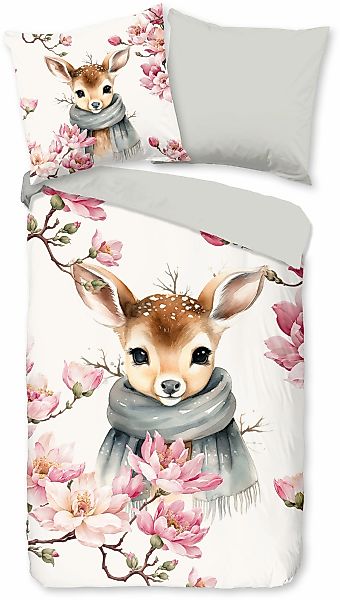 good morning Kinderbettwäsche "Leone" 2 Stk. Baumwolle, 135x200, Wendeoptik günstig online kaufen