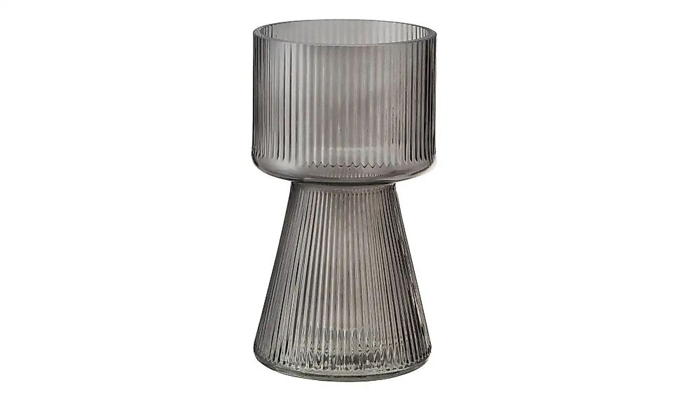 Vase  sortiert   ¦ grau ¦ Glas ¦ Maße (cm): H: 18  Ø: 9.7 Accessoires > Vas günstig online kaufen