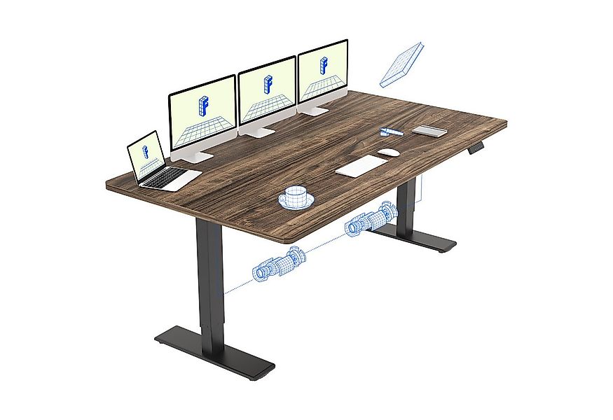 FLEXISPOT Schreibtisch Sitz-Steh-Tisch mit Memory-Funktionen (110X54/140X70 günstig online kaufen