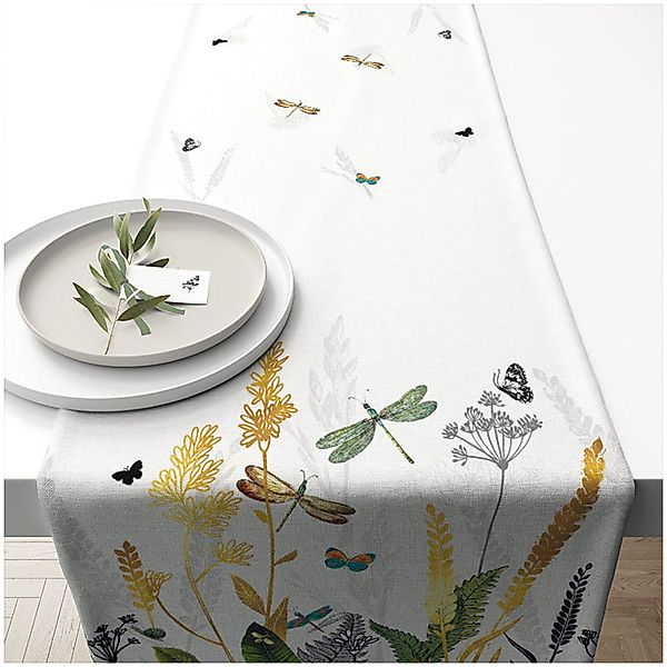 Ambiente® Tischläufer Ornamental flowers (1-tlg, 1-teilig), günstig online kaufen