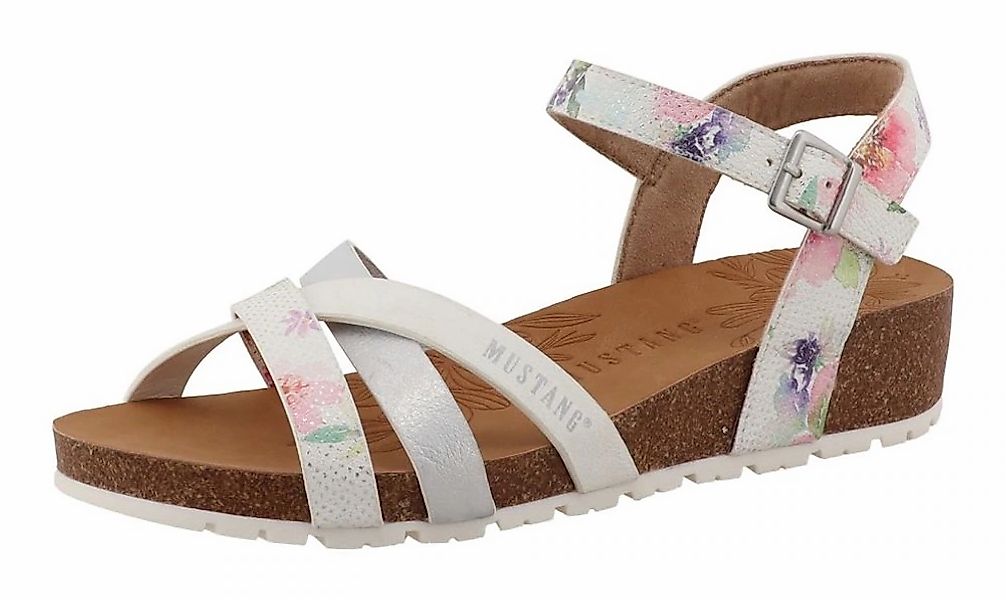 Mustang Shoes Sandalette "Magnolia" Riemchensandale, Sommerschuh mit modisc günstig online kaufen