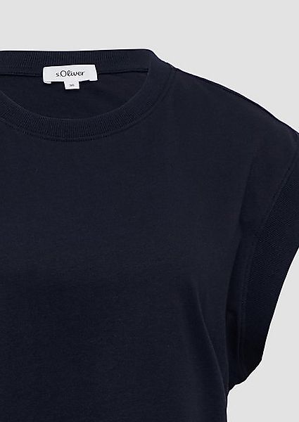 s.Oliver Shirttop T-Shirt im Relaxed Fit mit überschnittenen Schultern günstig online kaufen