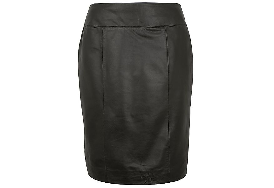 Maddox Lederrock Cher Maddox - Damen Lederrock Lammnappa schwarz günstig online kaufen
