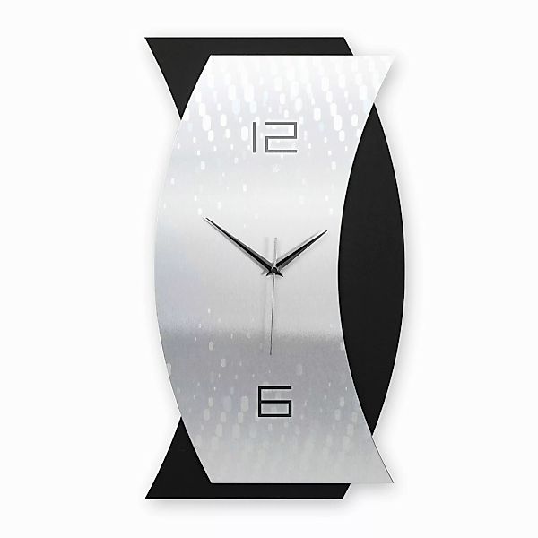 Kreative Feder Wanduhr 3D Designer-WANDUHR Silver günstig online kaufen