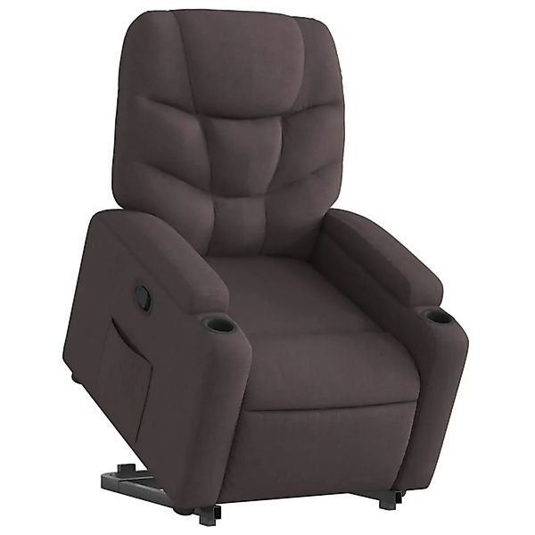vidaXL Relaxsessel mit Aufstehhilfe Dunkelbraun Stoff 3204601 günstig online kaufen
