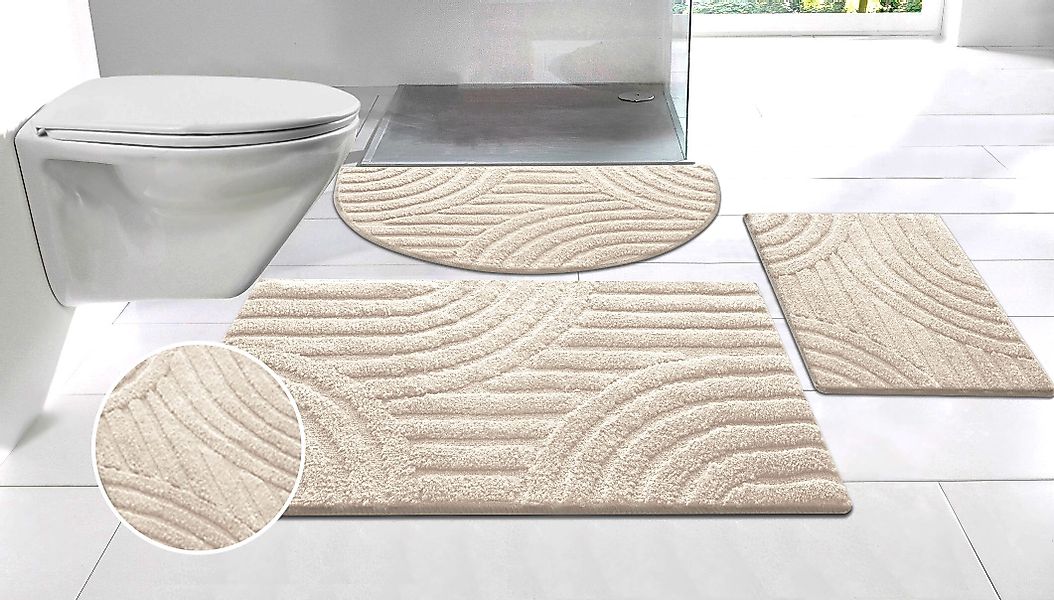 my home Badematte Regona Scandi, Badvorleger, günstig online kaufen